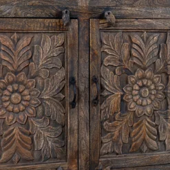 Aarnav - Handgesneden Mangohouten Dressoir