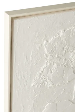 Abstract schilderij met gips structuur | 120 x 90 cm