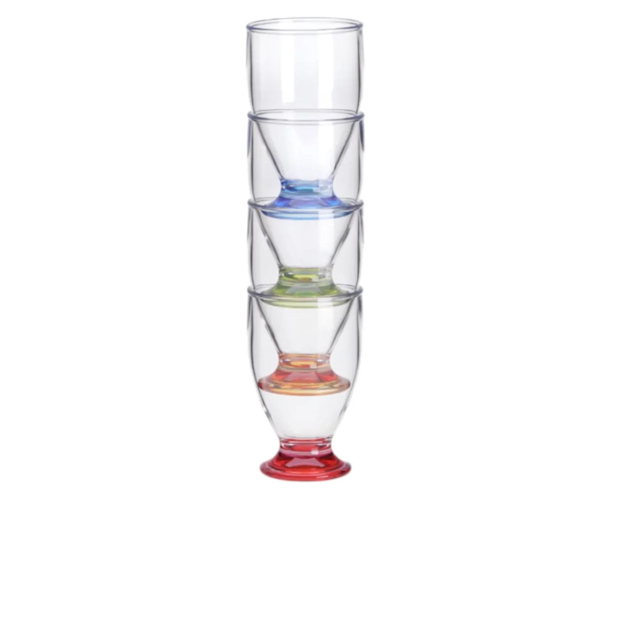 Acryl Glas Juice Party - set van 4