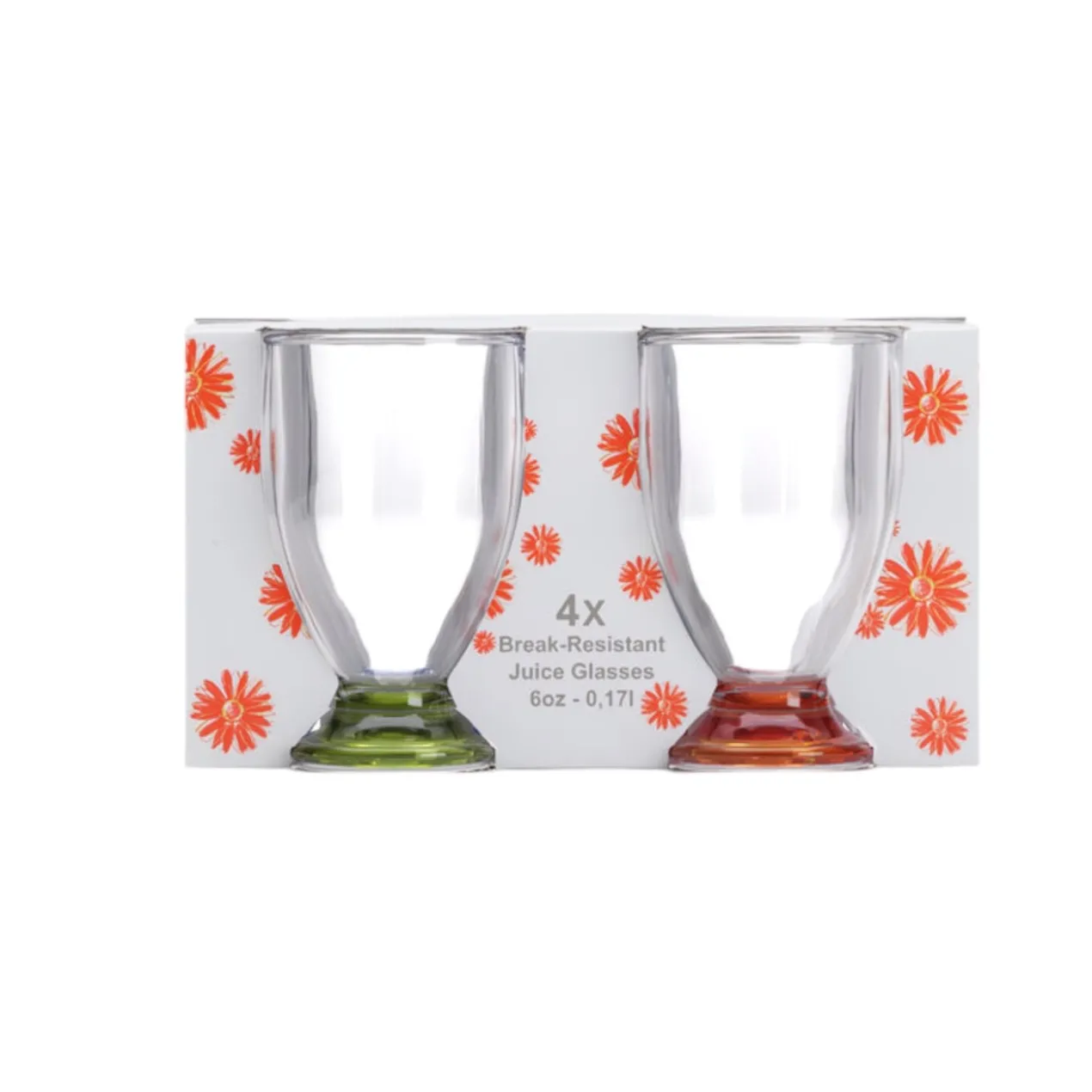 Acryl Glas Juice Party - set van 4