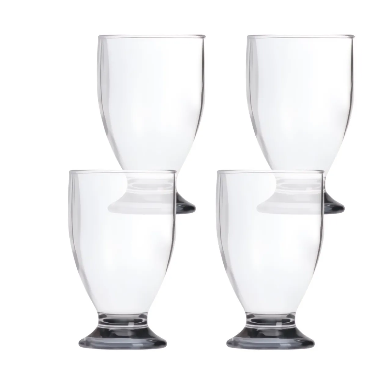 Acryl Glas Juice smoke - set van 4