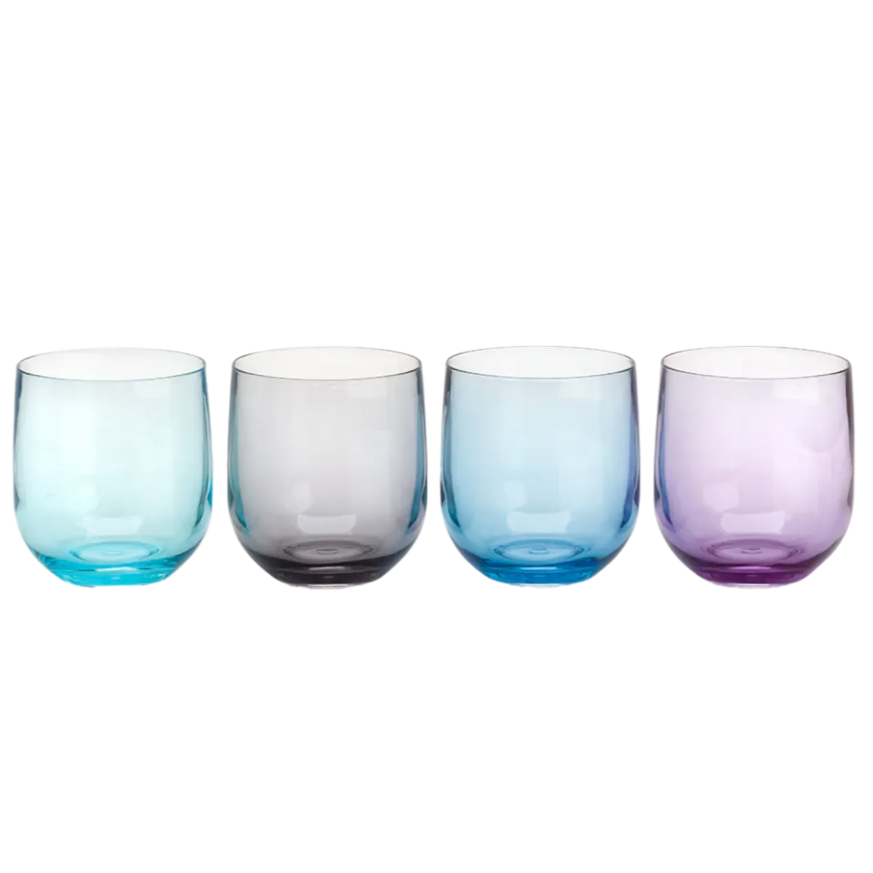 Acryl Glas Moonstone short - set van 4