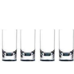Acryl Longdrinkglas Smoke Slim Jim - set van 4