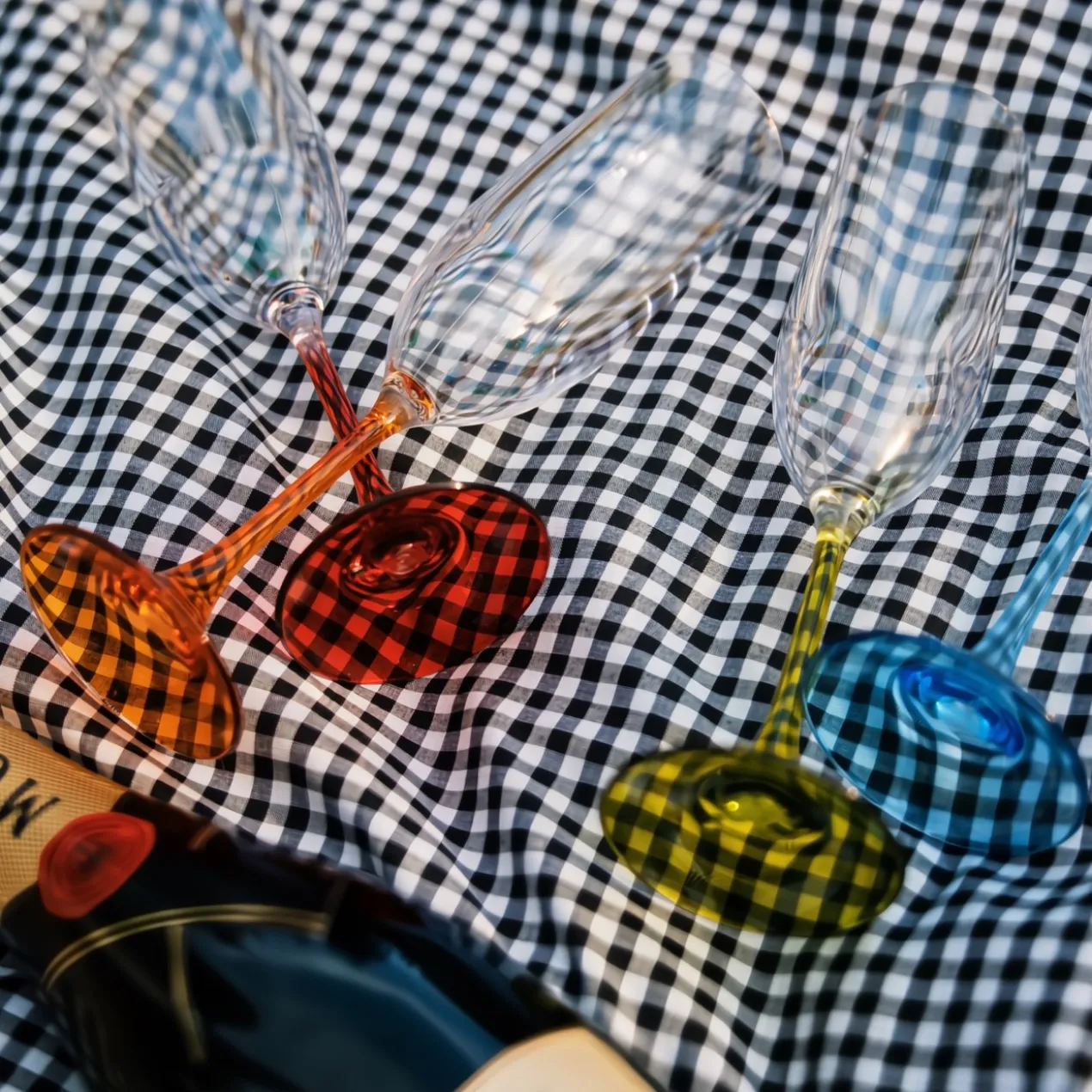 Acryl Prosecco flute party - set van 4