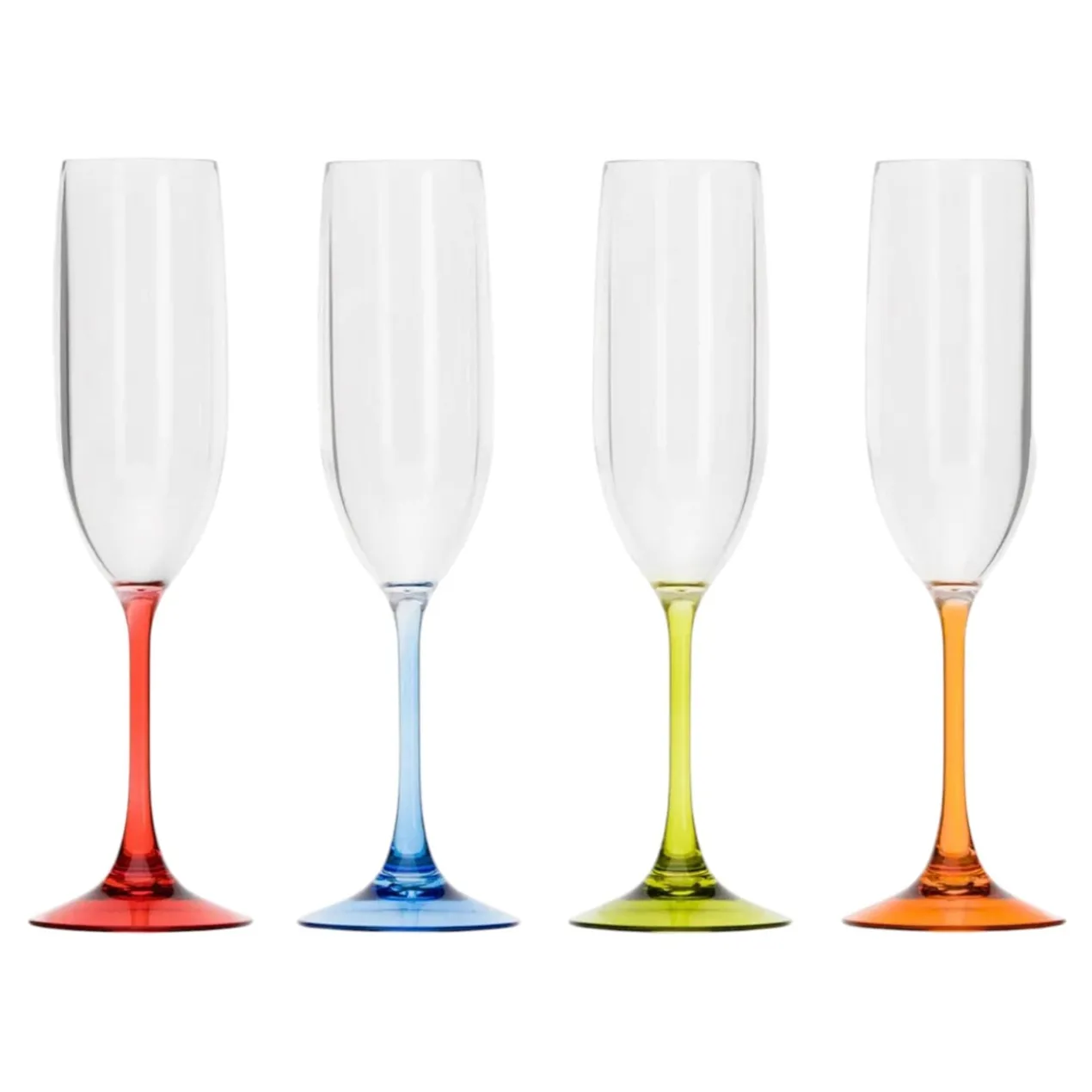 Acryl Prosecco flute party - set van 4