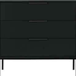 Adam ladekast grenen zwart [fsc]
