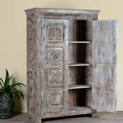 Adharva - Kast van Gerecycled Teakhout Vintage Design