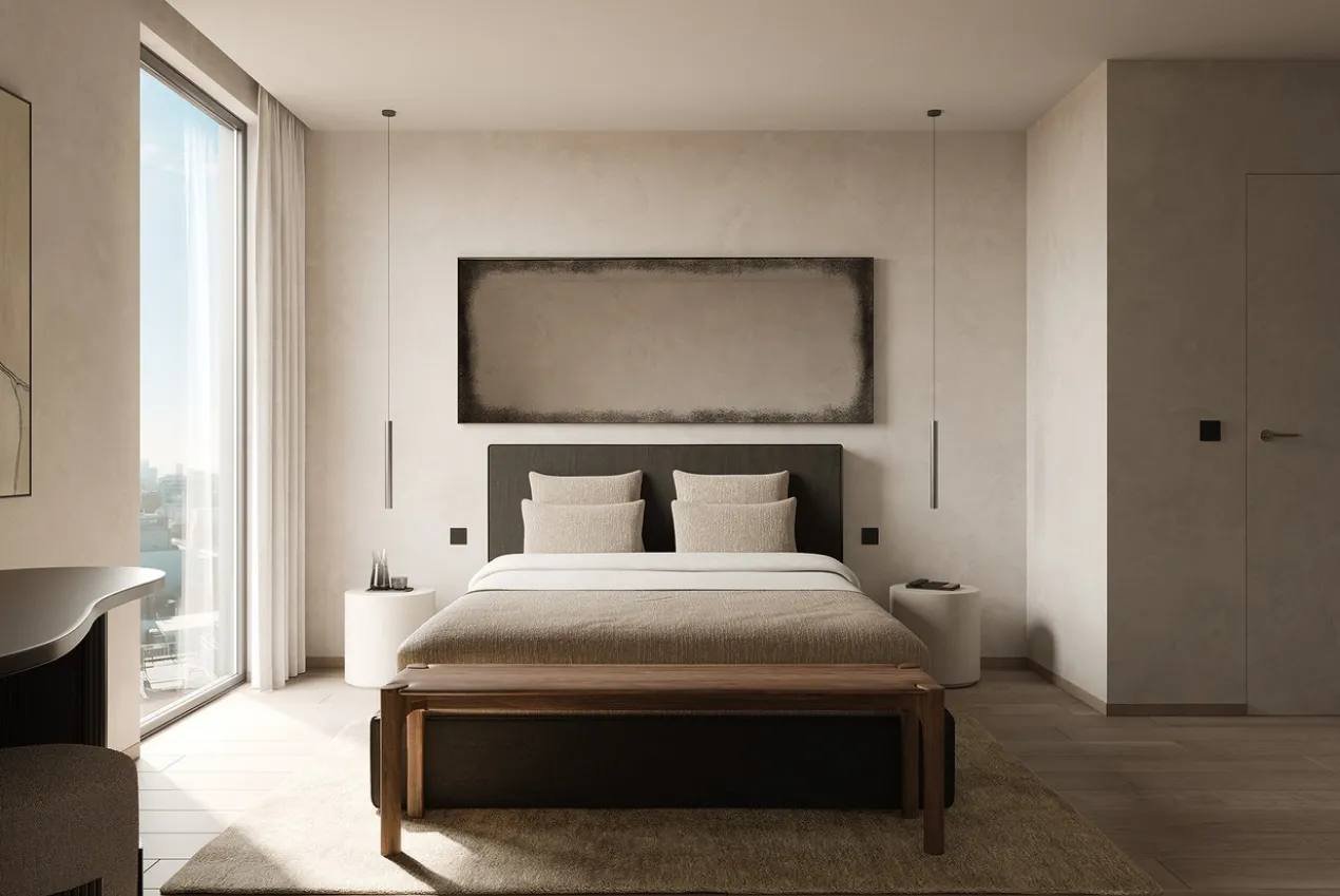 Aged spiegel - recht - bronze - 80x200