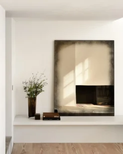 Aged spiegel - recht - bronze - 80x200
