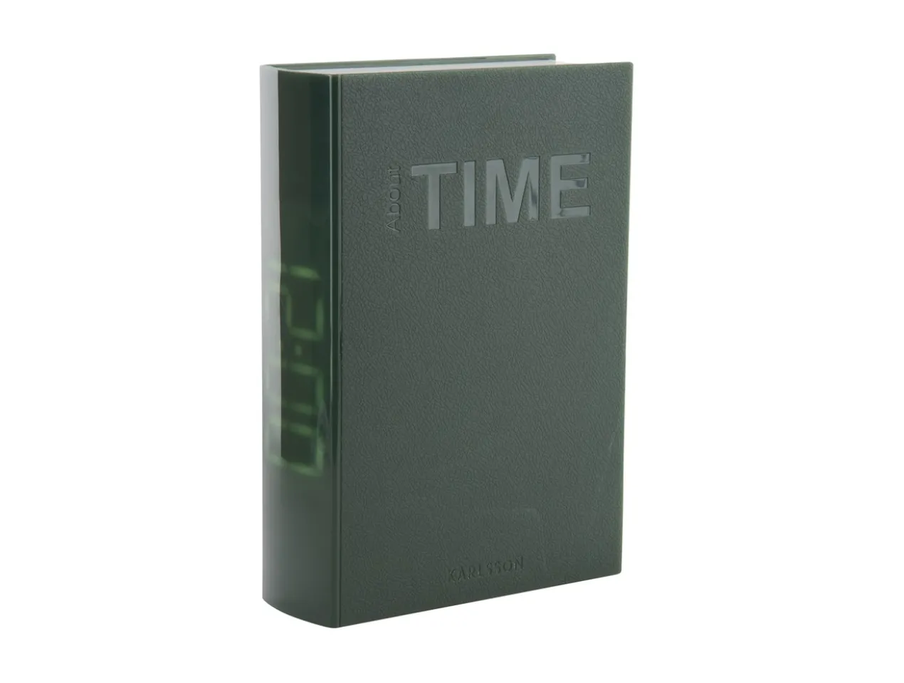 Alarm clock Book LED ABS jungle green