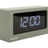 Alarm clock Boxed LED jungle green