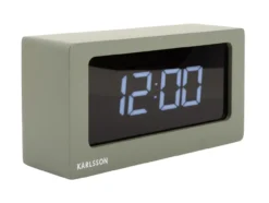 Alarm clock Boxed LED jungle green