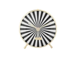 Alarm clock Candy Swirl black & white