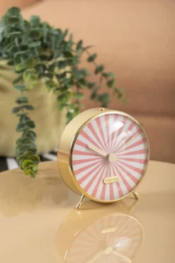 Alarm clock Candy Swirl black & white