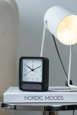 Alarm clock Duo matt black