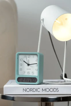 Alarm clock Duo matt black