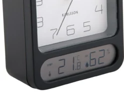 Alarm clock Duo matt black