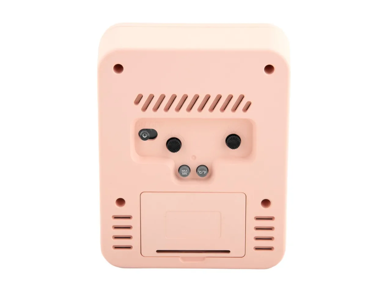 Alarm clock Duo matt soft pink
