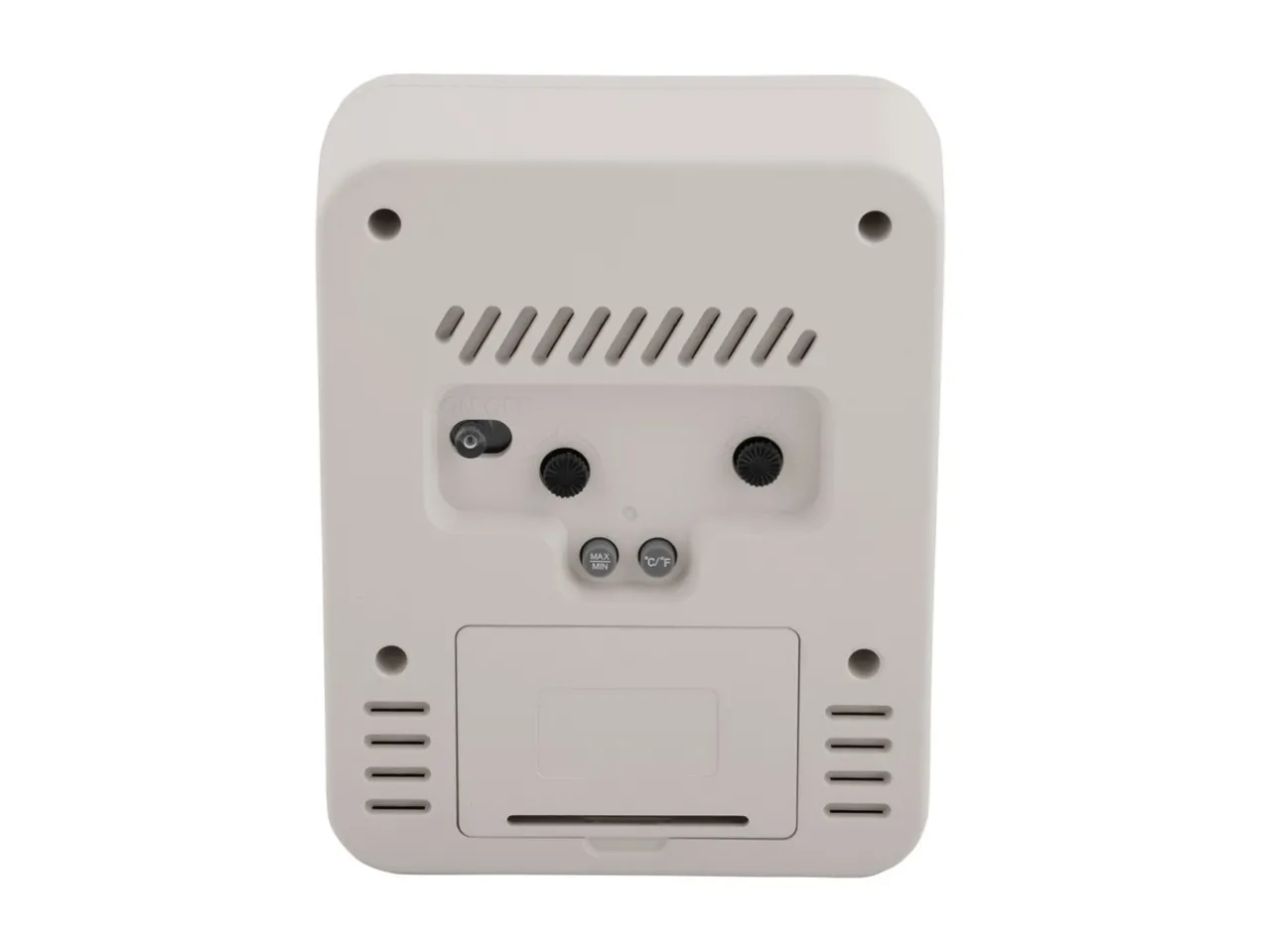Alarm clock Duo matt warm grey