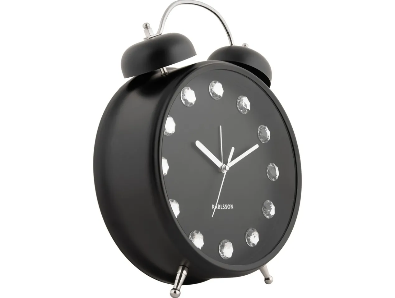 Alarm clock Glam Diamonds XL black