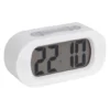 Alarm clock Gummy rubberized white