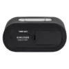 Alarm clock Gummy rubberized black