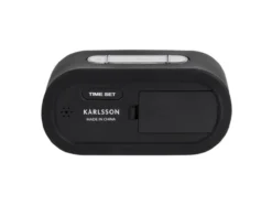 Alarm clock Gummy rubberized black