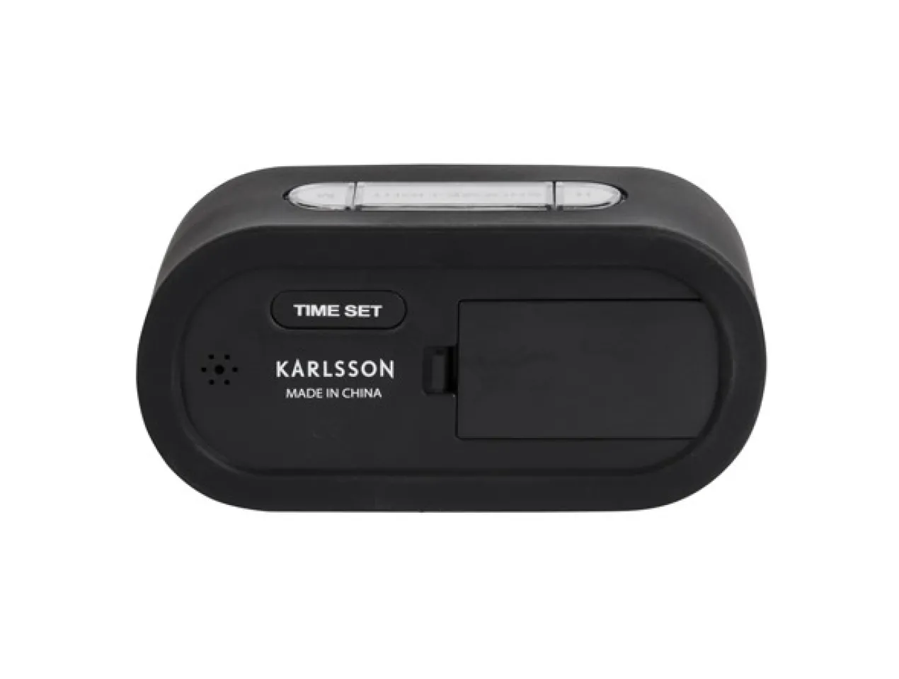Alarm clock Gummy rubberized black