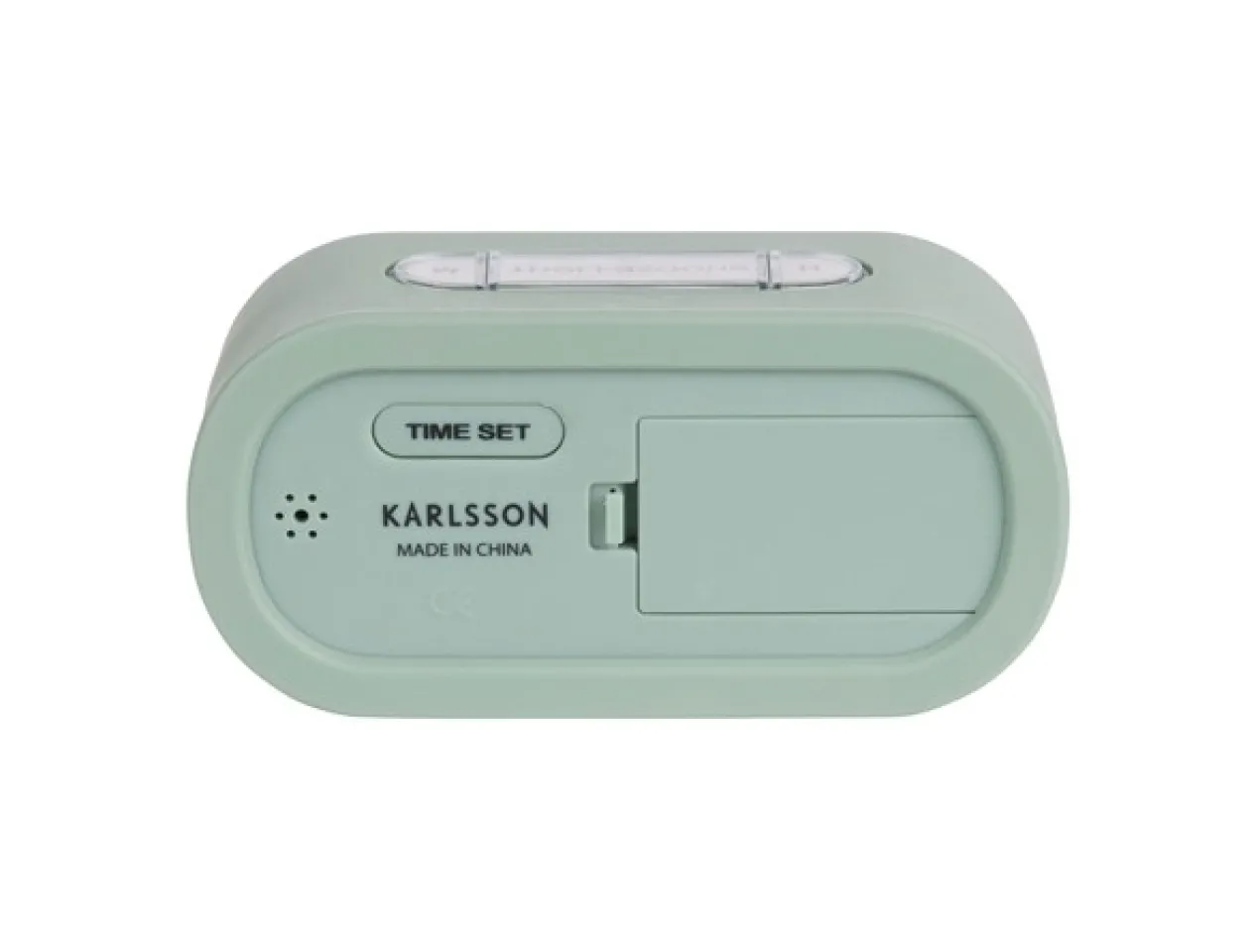 Alarm clock Gummy rubberized green