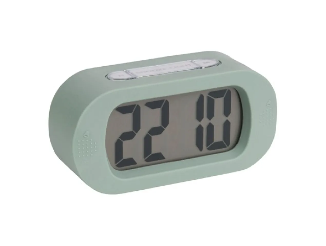 Alarm clock Gummy rubberized green