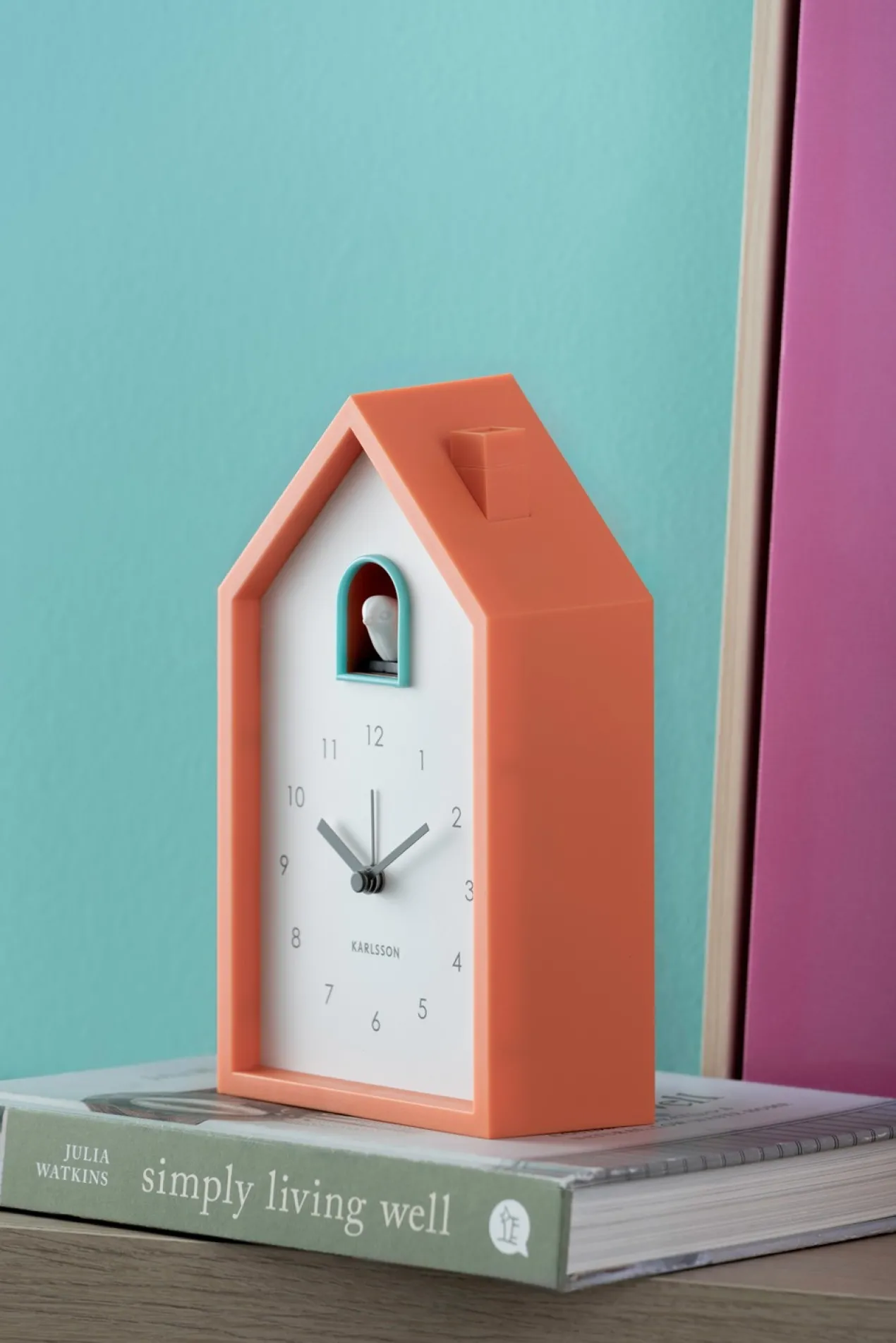 Alarm clock Modern Cuckoo jungle green