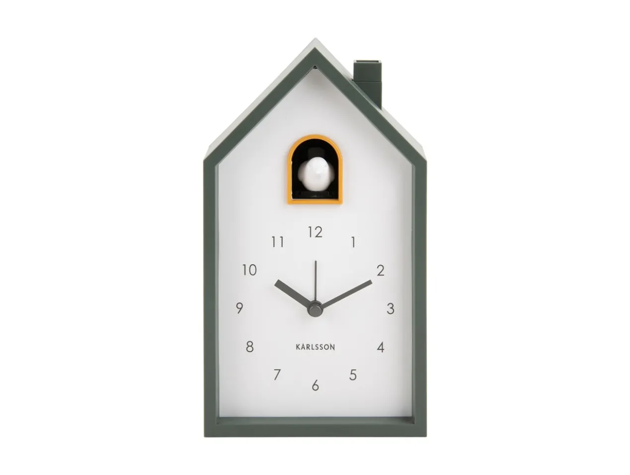 Alarm clock Modern Cuckoo jungle green