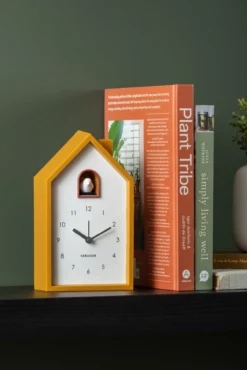 Alarm clock Modern Cuckoo mouse grey