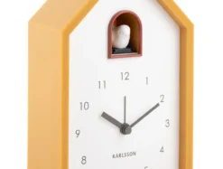 Alarm clock Modern Cuckoo ochre yellow