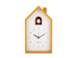 Alarm clock Modern Cuckoo ochre yellow