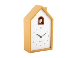 Alarm clock Modern Cuckoo ochre yellow