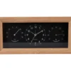 Alarm clock Neat bamboo rectangle black