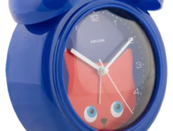 Alarm clock Peekaboo Cat dark blue