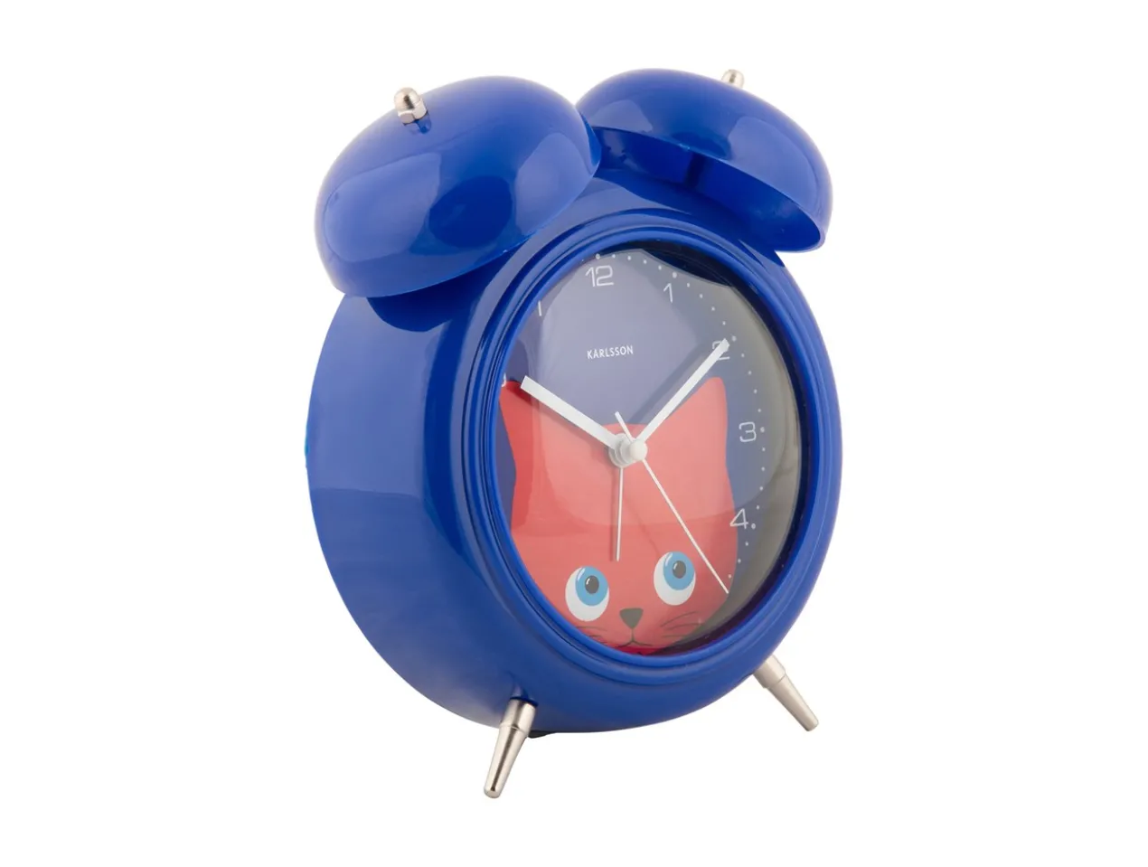 Alarm clock Peekaboo Cat dark blue