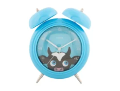 Alarm clock Peekaboo Cow blue