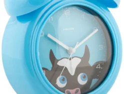 Alarm clock Peekaboo Cow blue