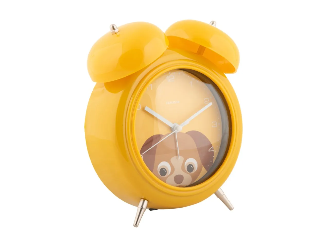 Alarm clock Peekaboo Dog yellow