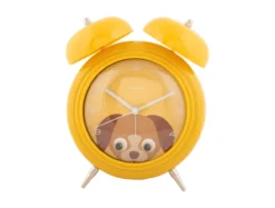 Alarm clock Peekaboo Dog yellow