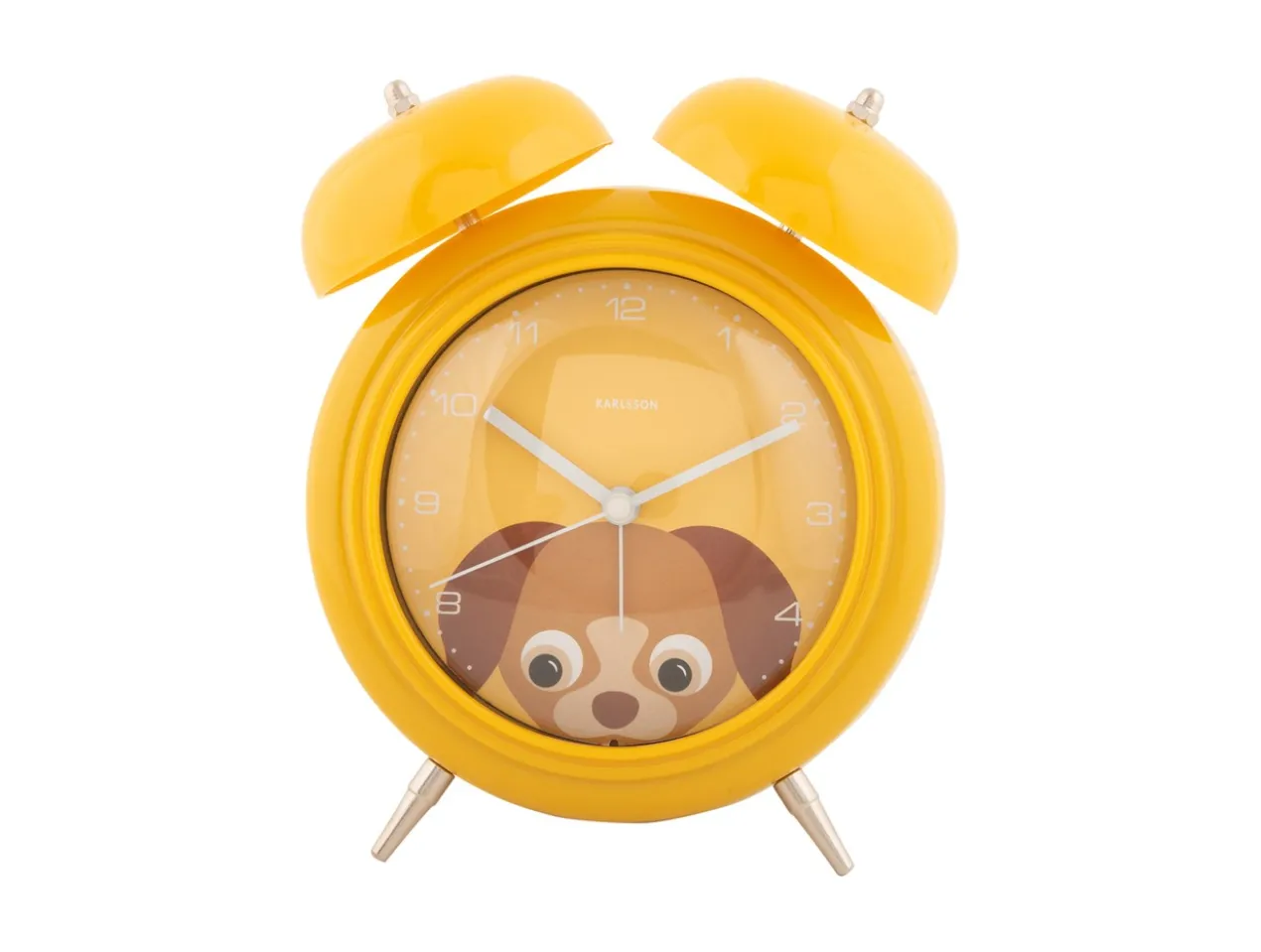 Alarm clock Peekaboo Dog yellow
