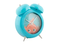 Alarm clock Peekaboo Goldfish light blue