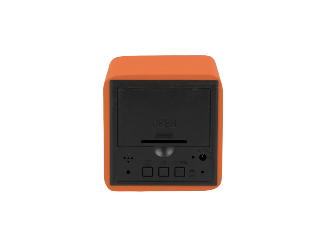 Alarm clock Spry square LED bright orange