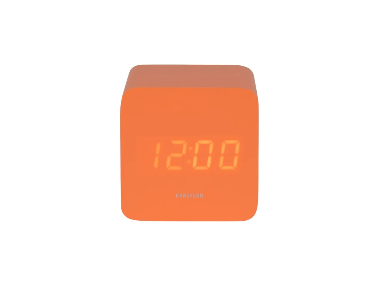 Alarm clock Spry square LED bright orange