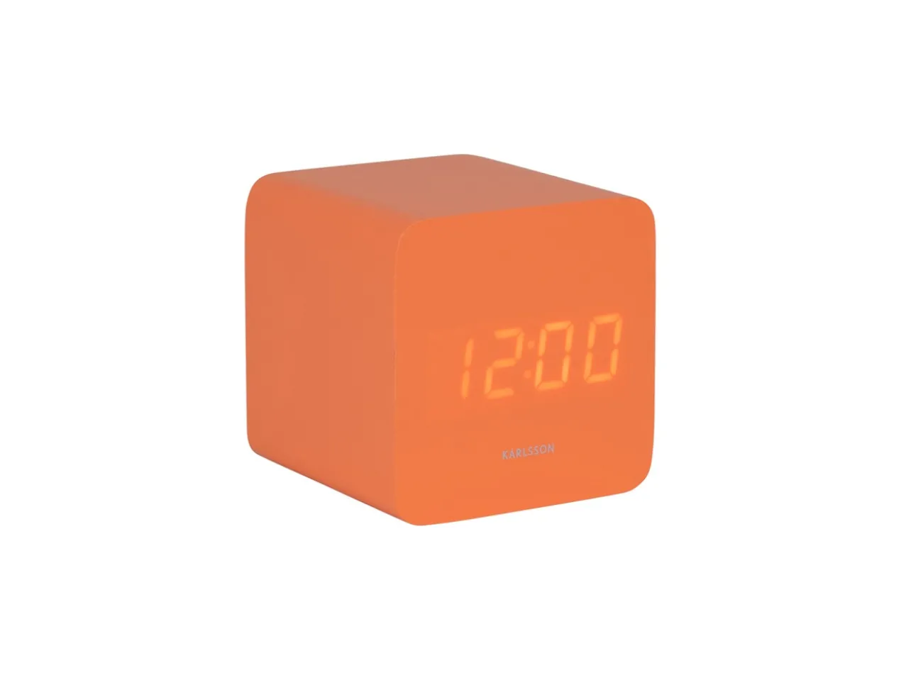 Alarm clock Spry square LED bright orange