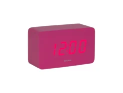 Alarm clock Spry tube LED bright pink