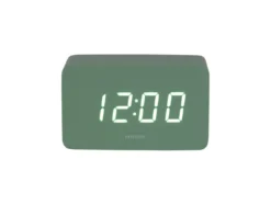 Alarm clock Spry tube LED grayed jade